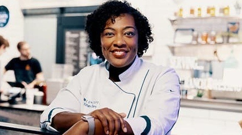 Tiffany Derry standing in the kitchen