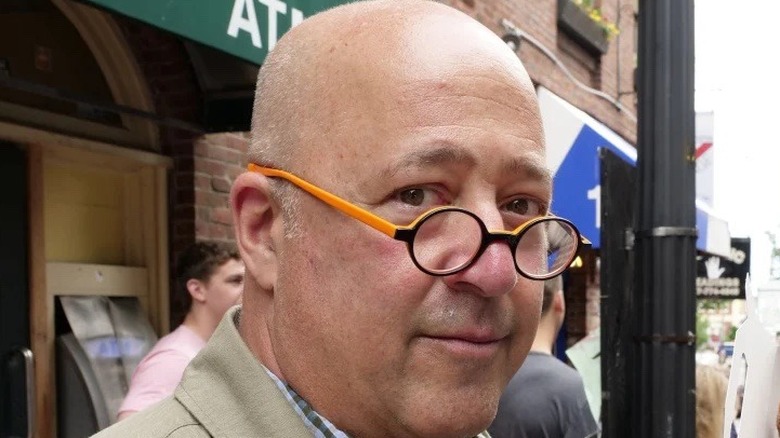 Close up of Andrew Zimmern