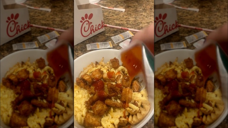 Chick-fil-A mac and cheese hack