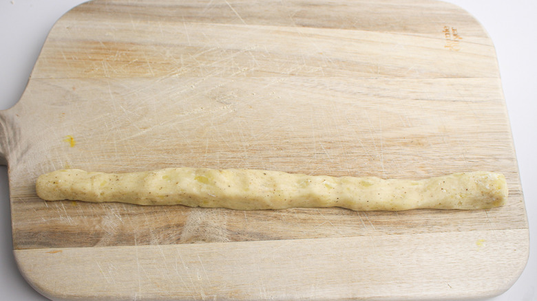 rolling out giant French fries