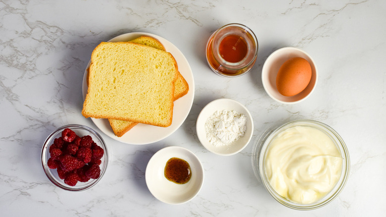 ingredients for tiktok custard toast