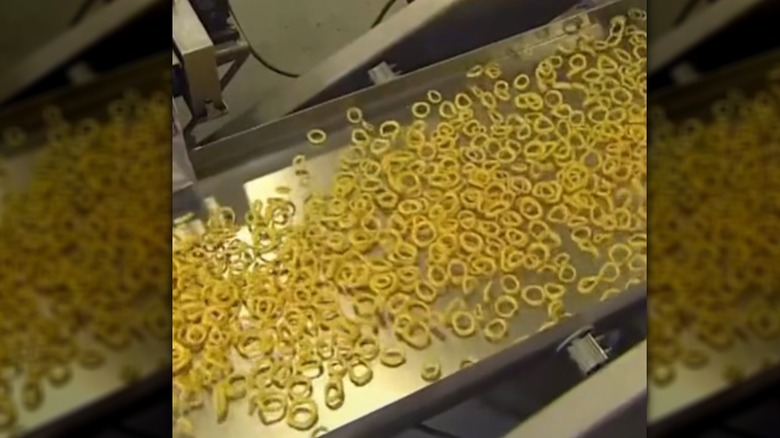 Funyuns on production line