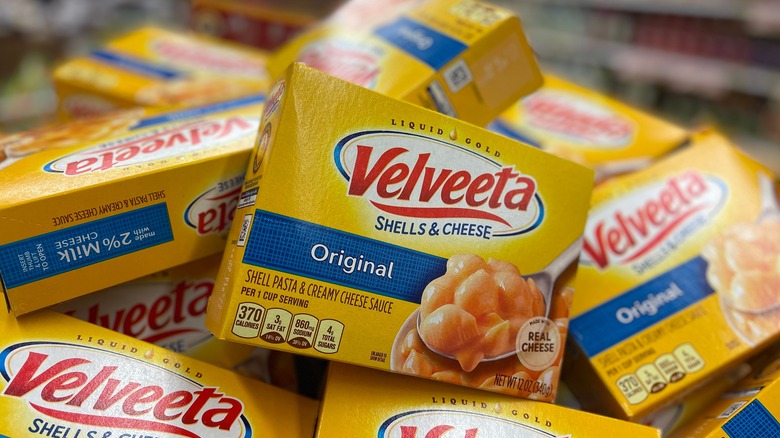 Boxes of Velveeta Shells & Cheese