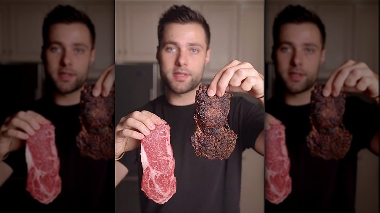 TikTok Is Doing Crust Surgery On Steaks