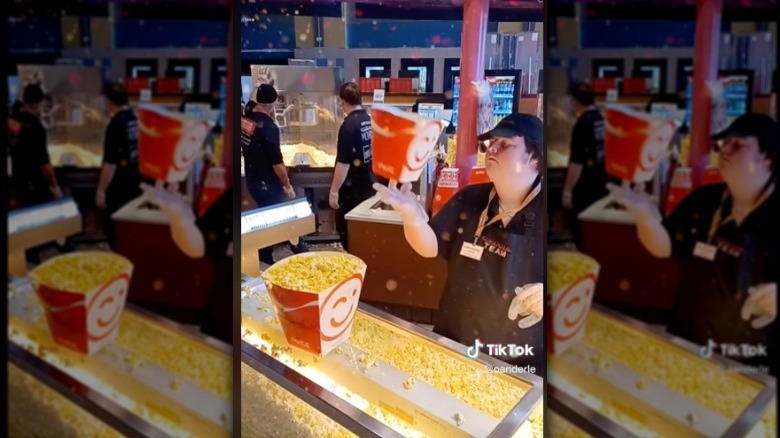 Tiktok Is Gushing Over The Popcorn Guy S Unique Talent