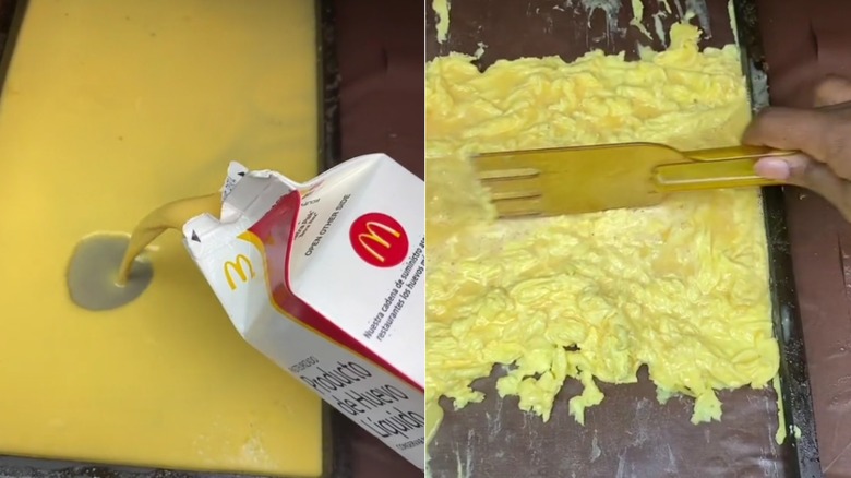 making McDonald's scrambled eggs