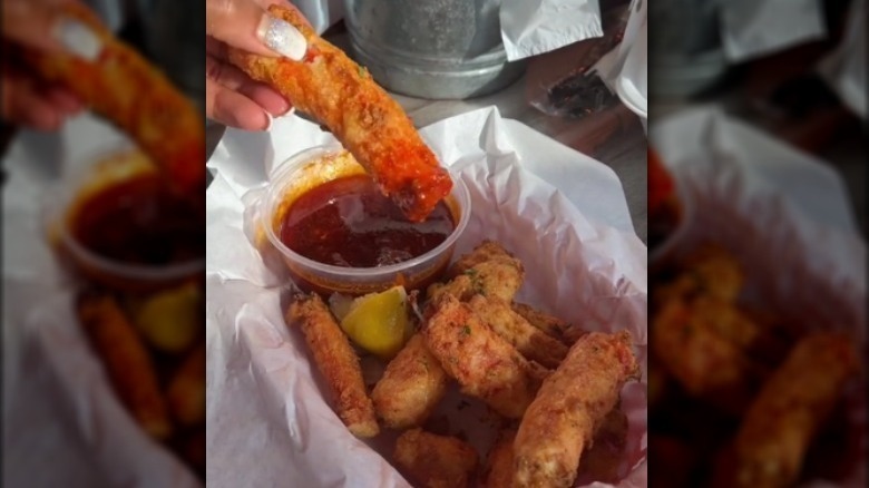 Fried King Crab Legs