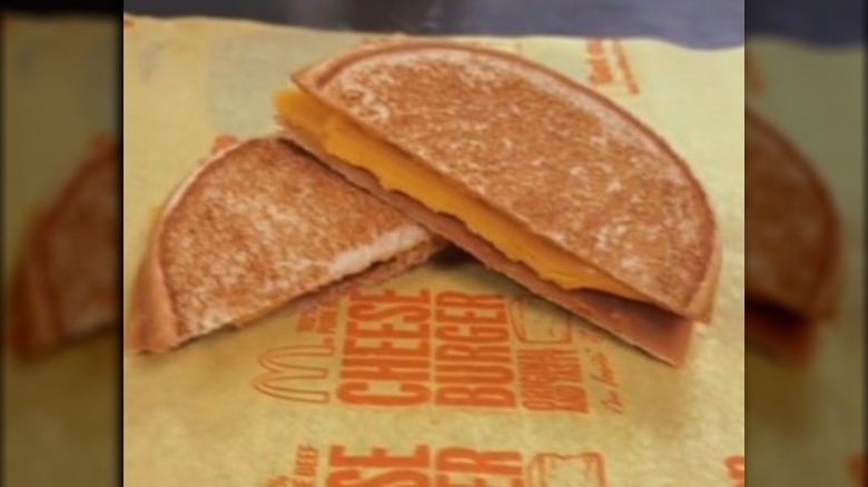 A McDonald's grilled cheese from the secret menu