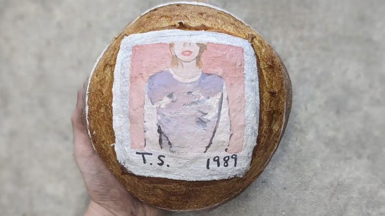 Taylor Swift 1989 on bread