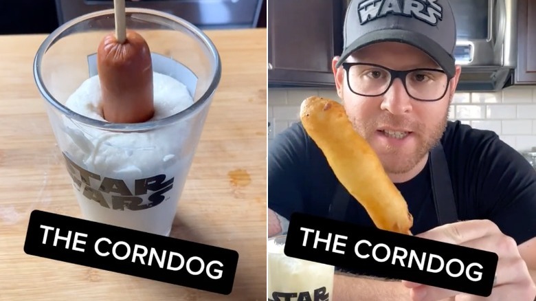 copycat Disneyland corndog video