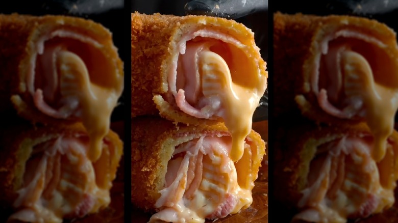 deep fried bacon wrapped cheese