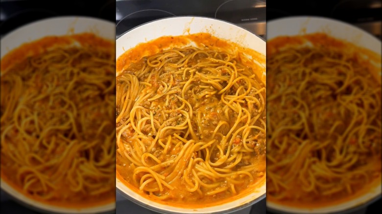 TikTok Spaghetti Alfredo