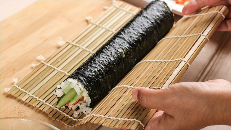DIY Bamboo Sushi Maker Rolling Mat Sushi Tools Set Rice Rollers