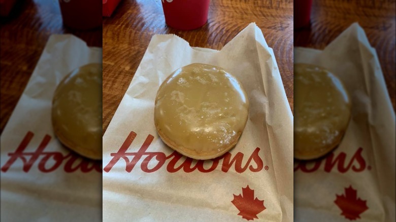 Tim Horton Canadian maple donut