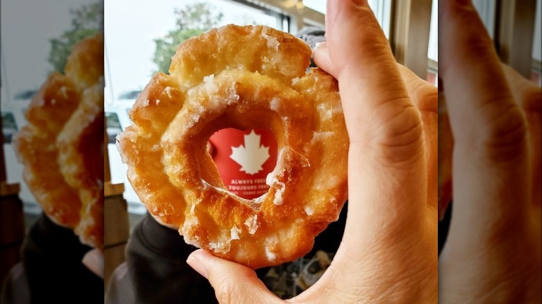 Tim Hortons sour cream glazed donut