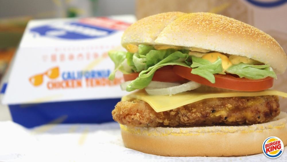 burger king Tendercrisp chicken burger