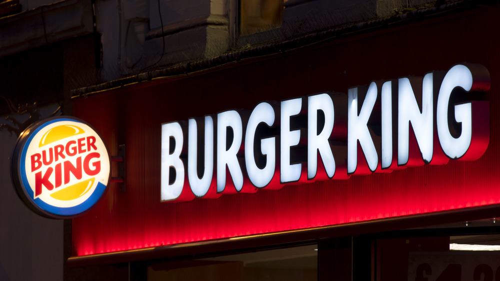 Burger King sign