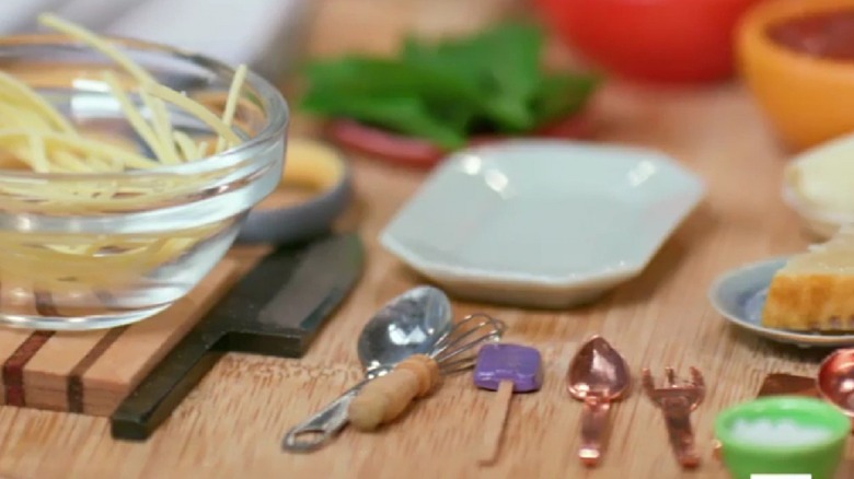 a tiny kitchen workspace