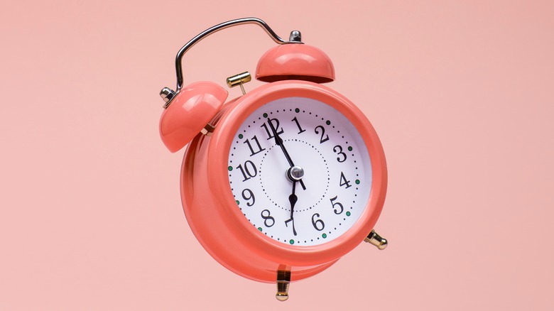 Pink kitchen timer