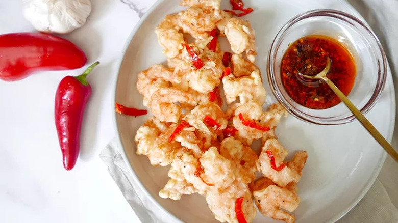 crispy deep fried shrimp