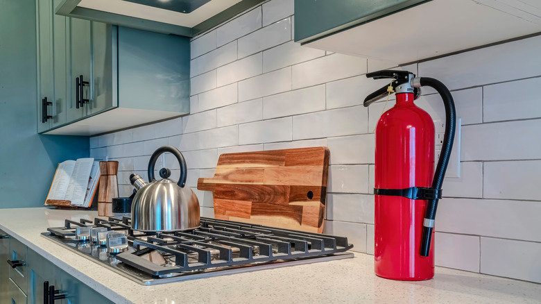 fire extinguisher kitchen