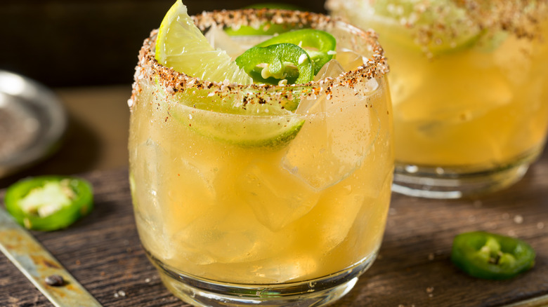 Spicy jalapeno margarita