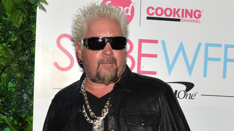 Guy Fieri in black jacket