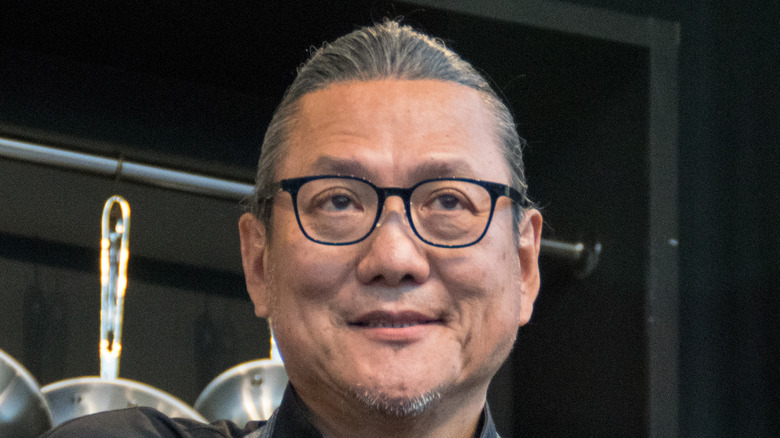 Masaharu Morimoto at the culinary stage at BottleRock Napa Valley in Napa, CA