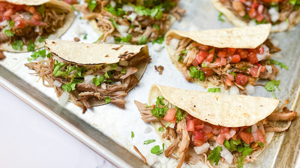 Tacos made of 5 ingredients from Aldi grocery store