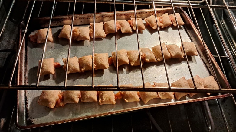 Totino's pizza rolls oven