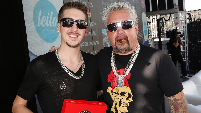 Hunter Fieri and Guy Fieri