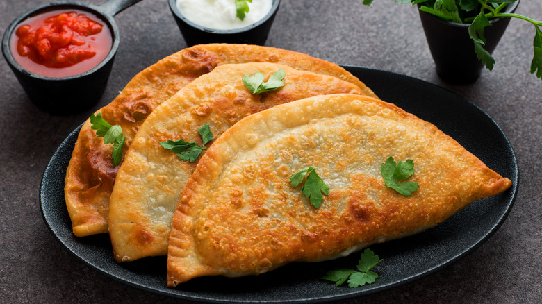 empanadas on plate