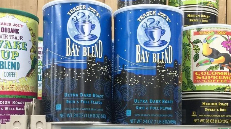 Two cans of Bay Blend