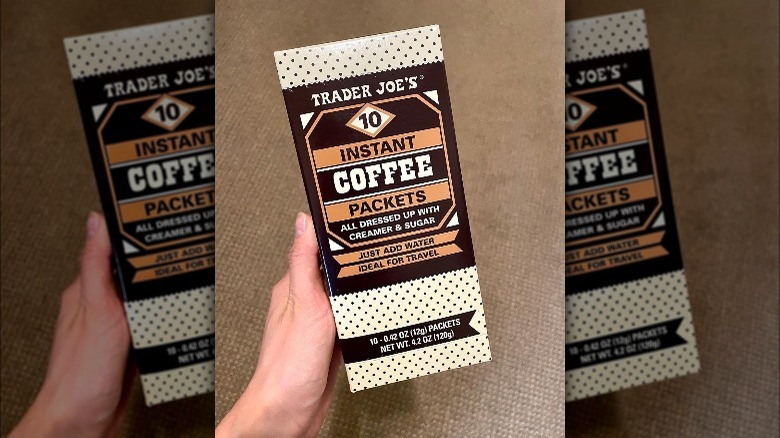 Trader Joe's instant coffee box