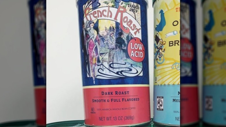 A can of Trader Joe's French Roast