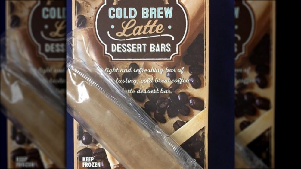 Trader Joe's cold brew latte dessert bars box
