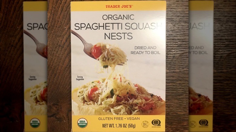 Box of spaghetti squash nests