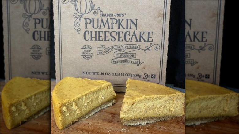 Trader Joe's Pumpkin Cheesecake