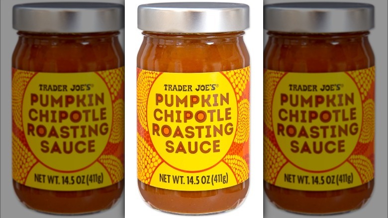 Pumpkin Chipotle Roasting Sauce jar