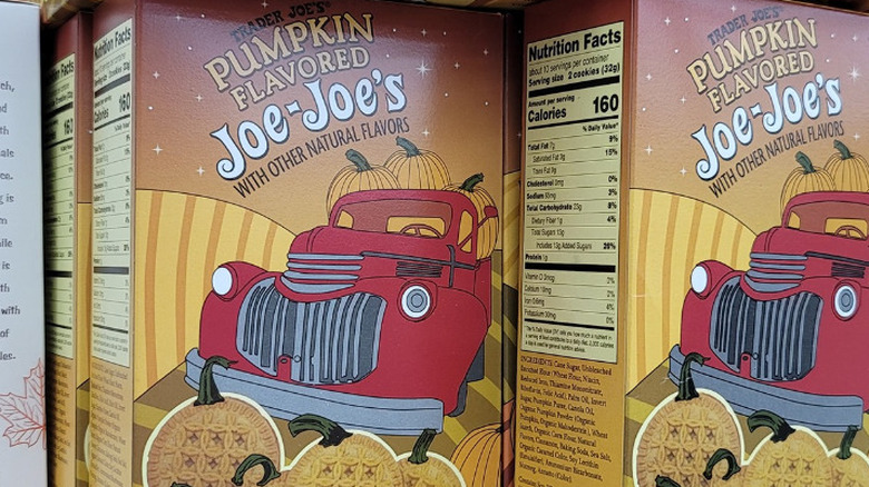 Trader Joe's Pumpkin-flavored Joe-Joe's Cookies