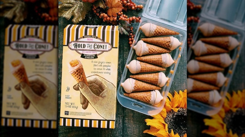 Trader Joe's Pumpkin Ginger Mini Cones