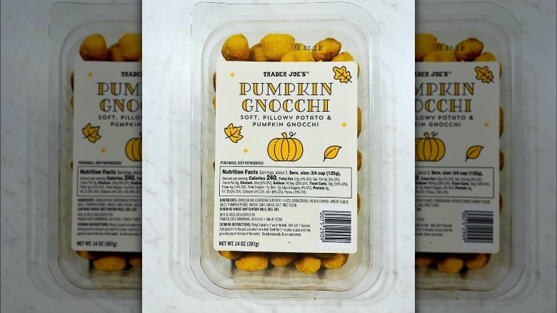 Pumpkin gnocchi package