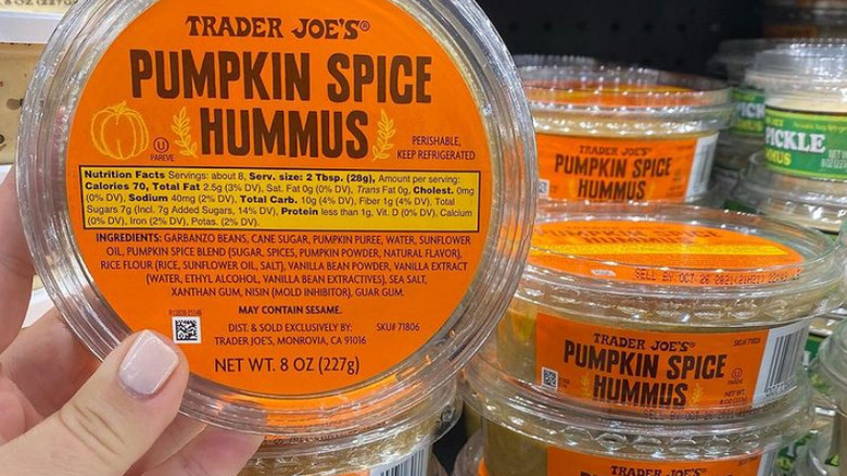 Trader Joe's Pumpkin Spice Hummus