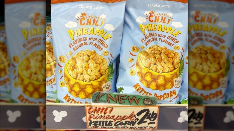 Trader Joe's chili pineapple kettle popcorn