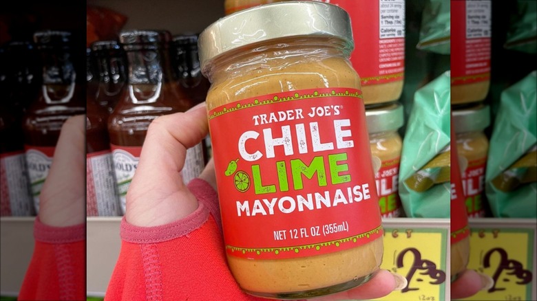 Trader Joe's Chile Lime Mayonnaise jar