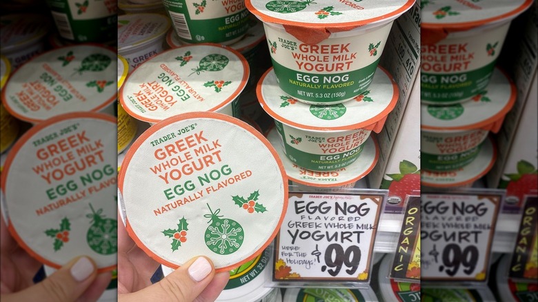 Trader Joe's Eggnog Greek Yogurt