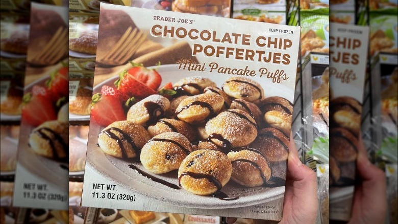 Trader Joe's chocolate chip poffertjes