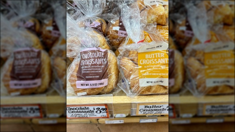 Trader Joe's chocolate and butter croissants