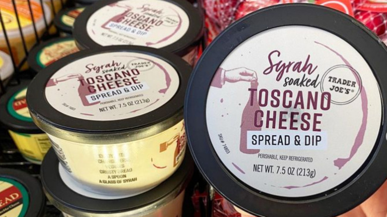 Syrah soaked Toscano cheese spread and dip