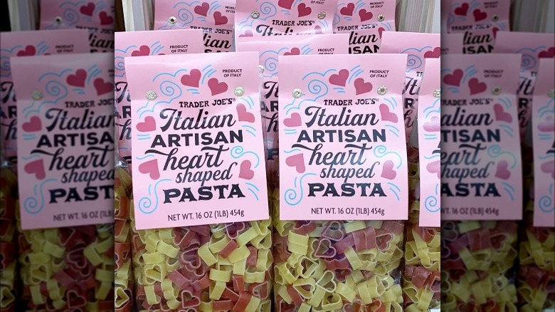 heart-shaped pasta